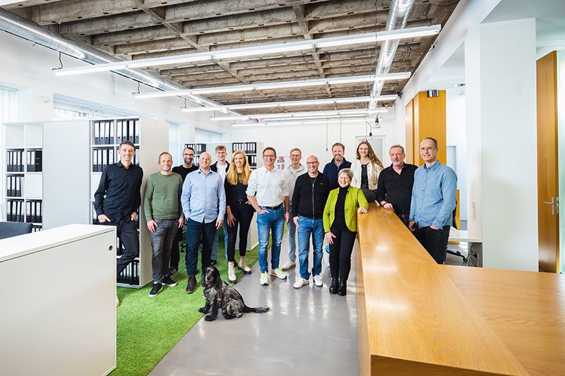 Gruppenfoto Team plan-werk Architekten-Münster